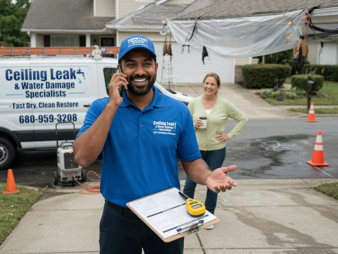 Ceiling Leak Cleanup Mount Olive, WV FAQs